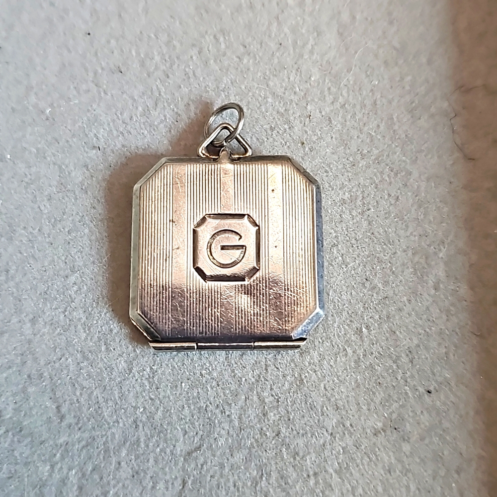 Antique Art Deco Sterling Silver Pendent